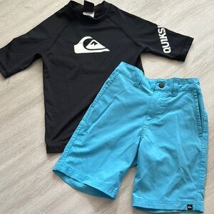 Quiksilver Kids Swim Set - Black and Blue